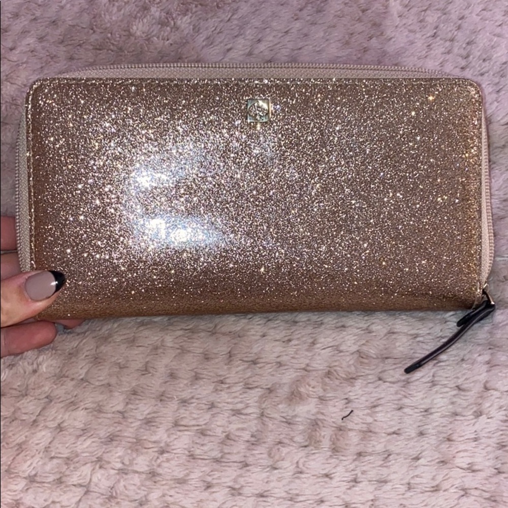Light Pink Sparkly Kate Spade Wallet